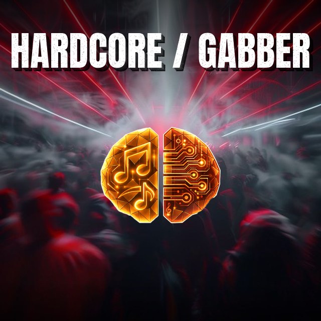 Hardcore / Gabber Viral Radar playlist cover by Songbrain