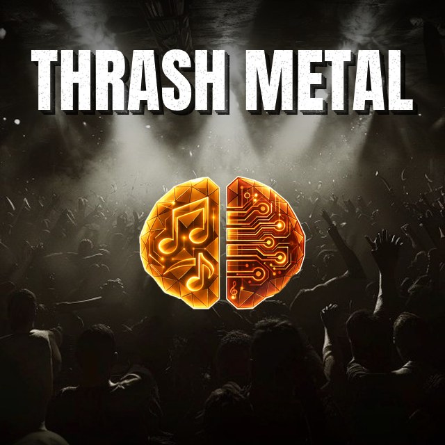 Thrash Metal Viral Radar playlist cover by Songbrain